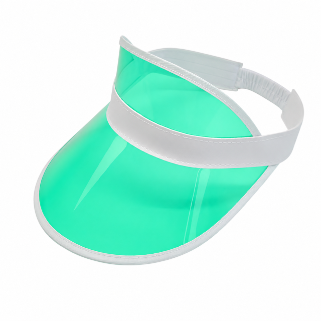Clear PVC Retro Sun Visor Hat