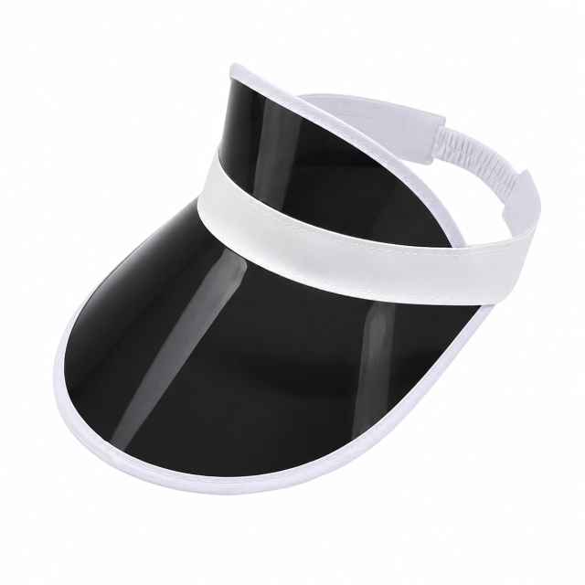 Clear PVC Retro Sun Visor Hat
