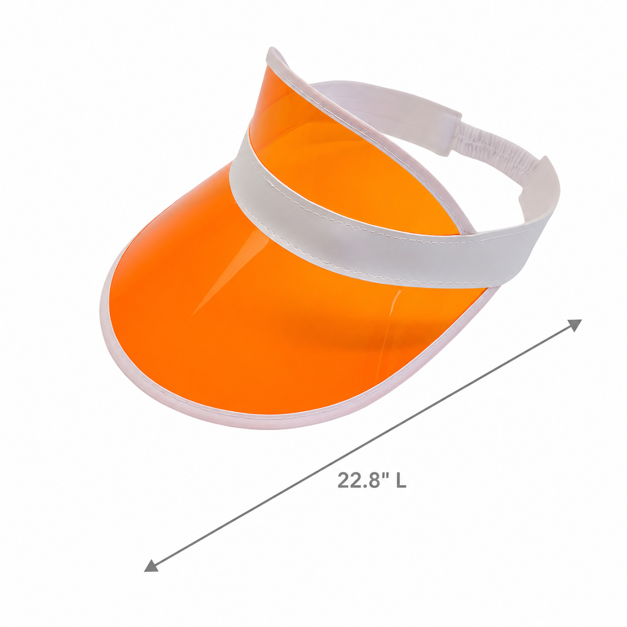 Clear PVC Retro Sun Visor Hat