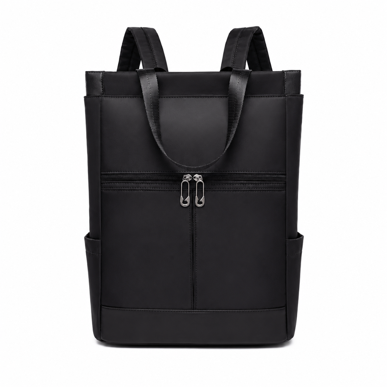 Colour Block Convertible Oxford Laptop Backpack