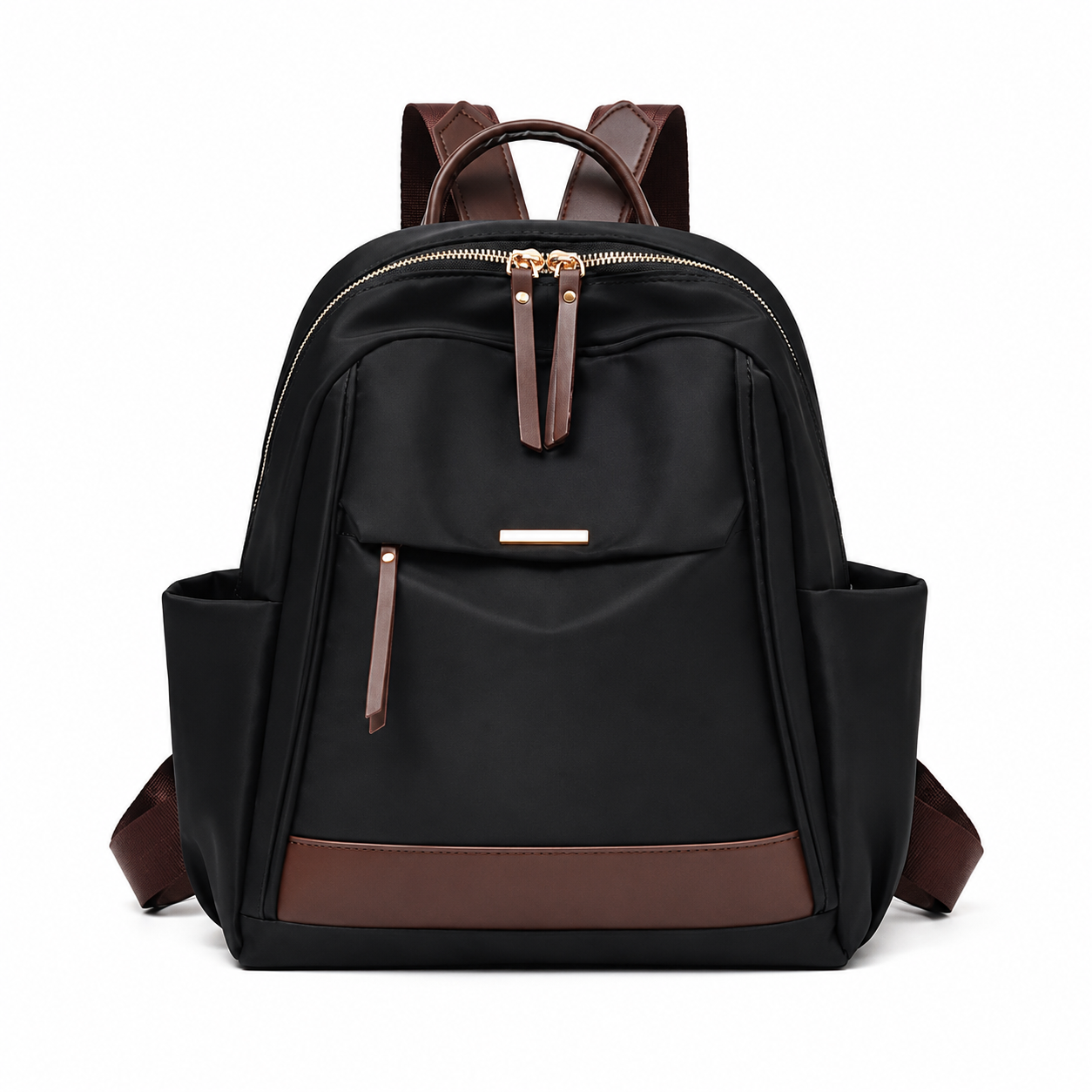 Compact Nylon Mini Backpack for Women