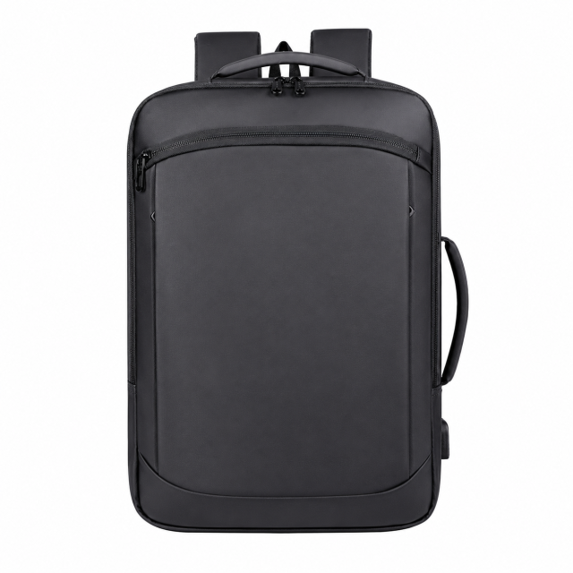 Compact Waterproof Oxford Travel Laptop Backpack with USB Charging Port