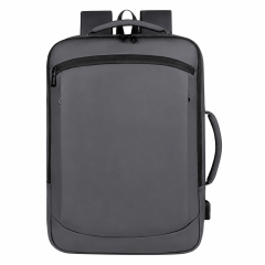 Compact Waterproof Oxford Travel Laptop Backpack with USB Charging Port