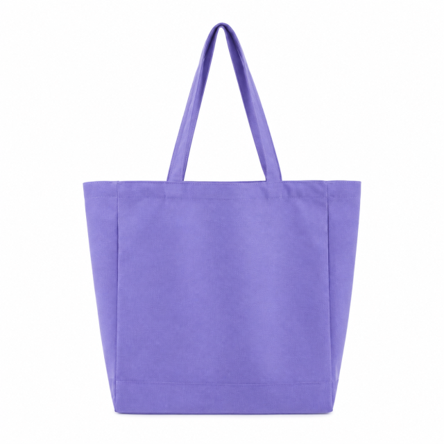 Custom Cotton Canvas Tote Bag with Reinforced Handles for Shopping & Promotional Events