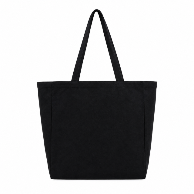 Custom Cotton Canvas Tote Bag with Reinforced Handles for Shopping & Promotional Events