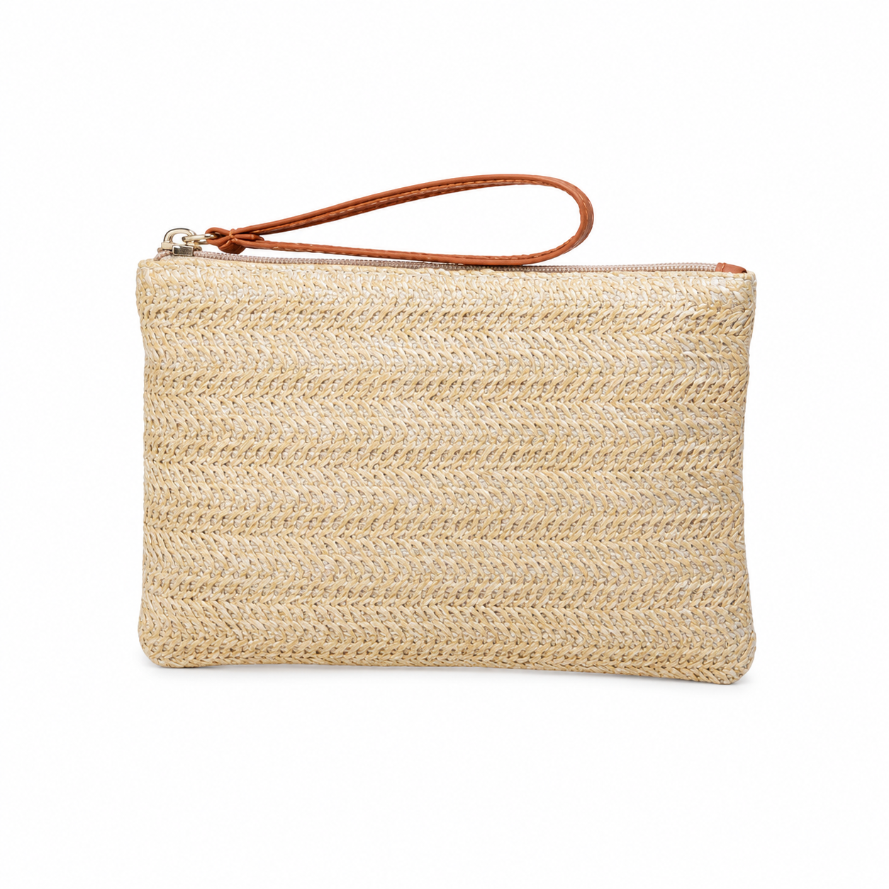 Custom Embroidered Straw Woven Handbag with Personalized Bohemian Style