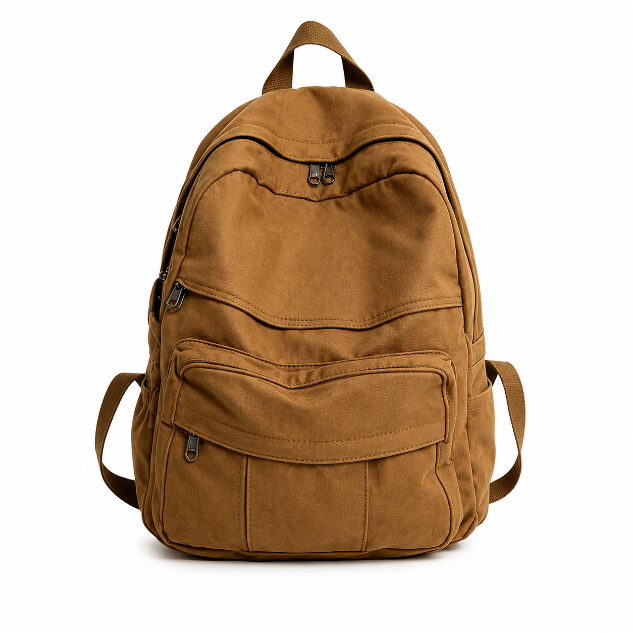 Custom PU Exterior Nylon Lining Business Backpack