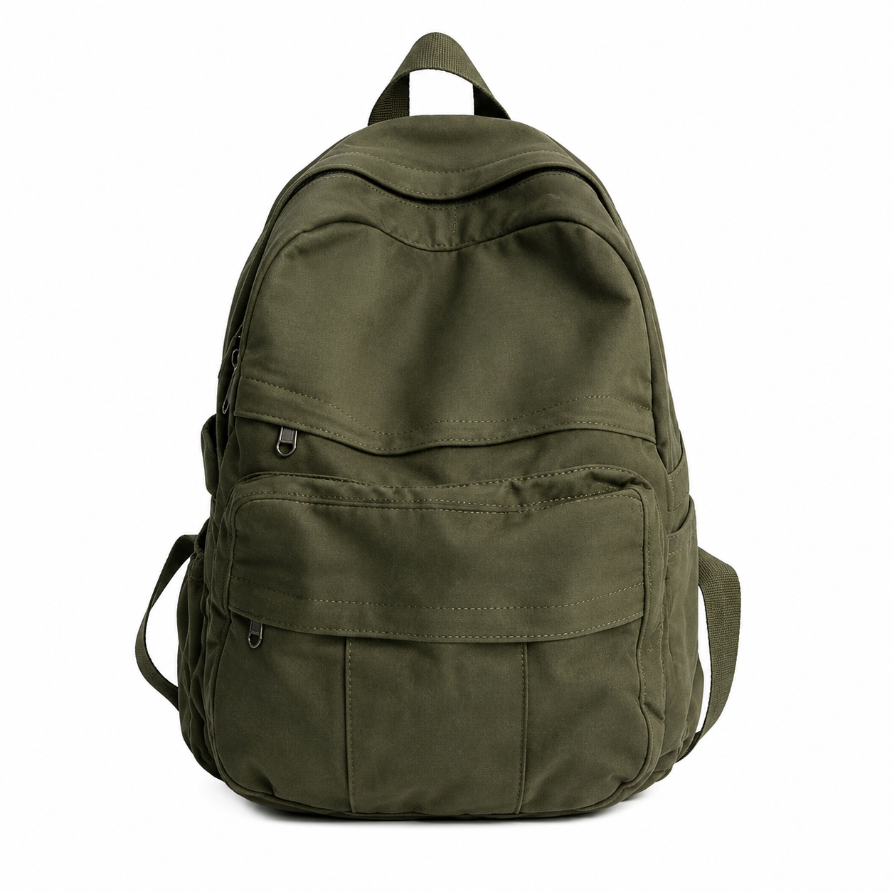 Custom PU Exterior Nylon Lining Business Backpack