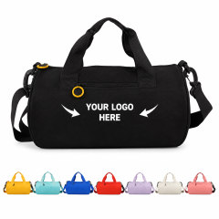 Cylindrical Outdoor Sports Duffel Bag With Spacious Storage