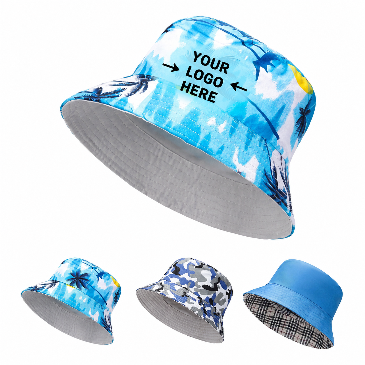 Double-Sided Reversible Bucket Hat