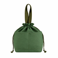 Drawstring Canvas Lunch Bag