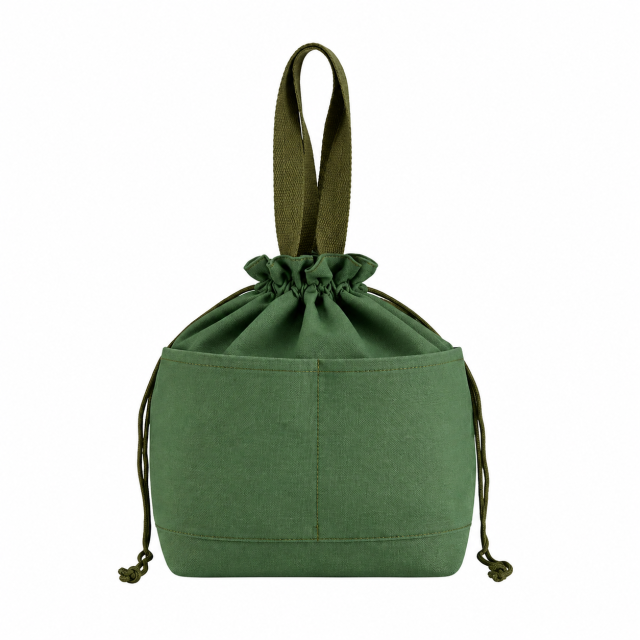 Drawstring Canvas Lunch Bag