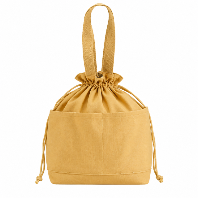 Drawstring Canvas Lunch Bag
