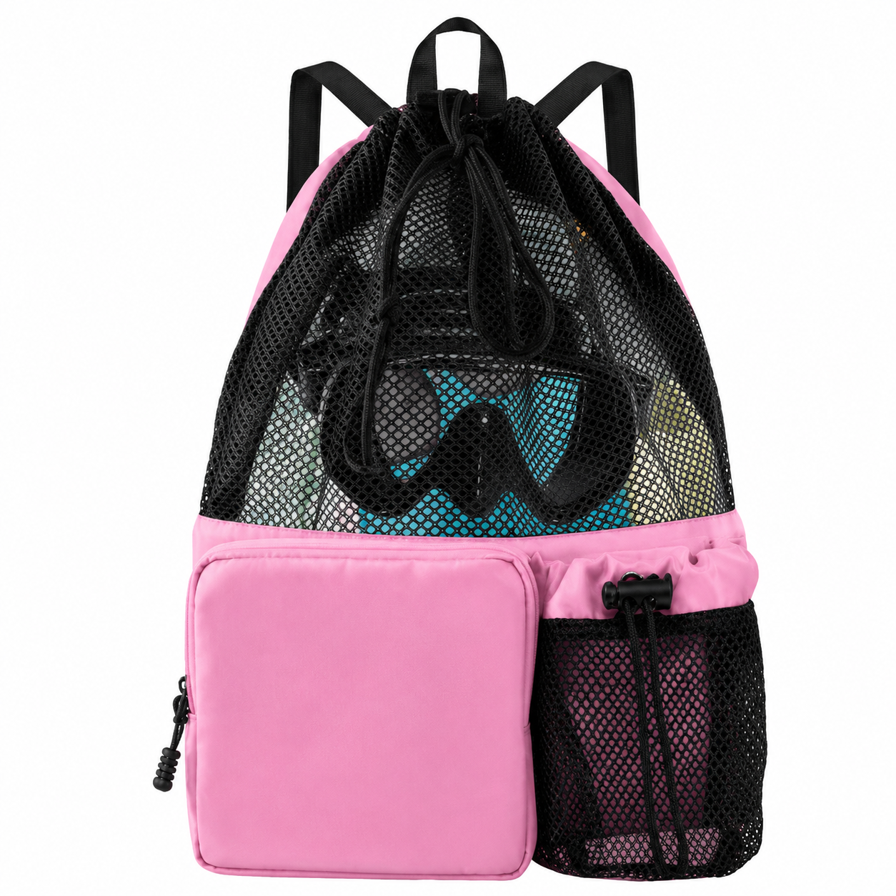 Drawstring Swim Backpack with Shoe Compartment