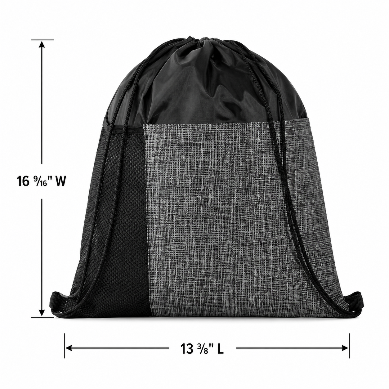 Eco-Friendly RPET Mesh Drawstring Gym Sack Bag