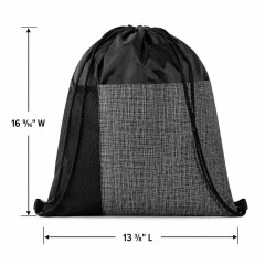 Eco-Friendly RPET Mesh Drawstring Gym Sack Bag