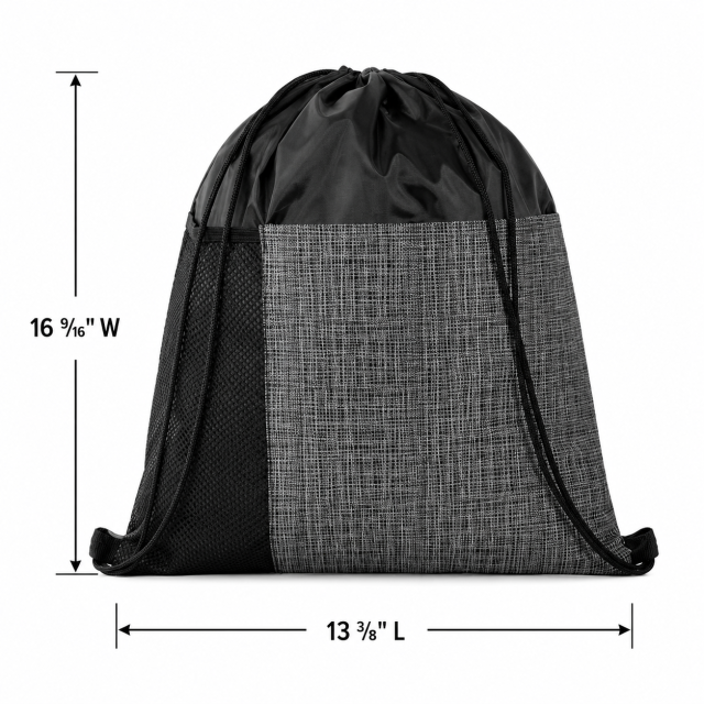 Eco-Friendly RPET Mesh Drawstring Gym Sack Bag