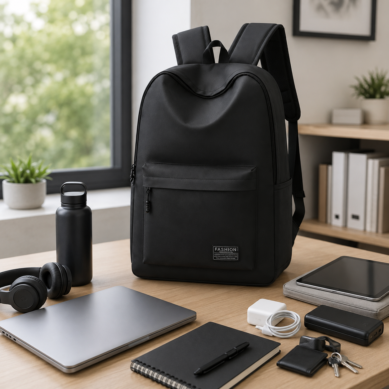 Fashionable Oxford Polyester Large Capacity Backpack