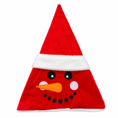 Festive Plush Snowman Christmas Hat