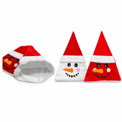 Festive Plush Snowman Christmas Hat