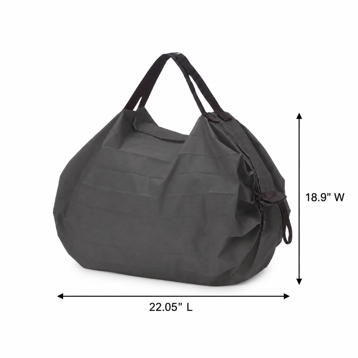 Foldable Eco-Friendly Shopping Tote Bag with Compact Accordion Design