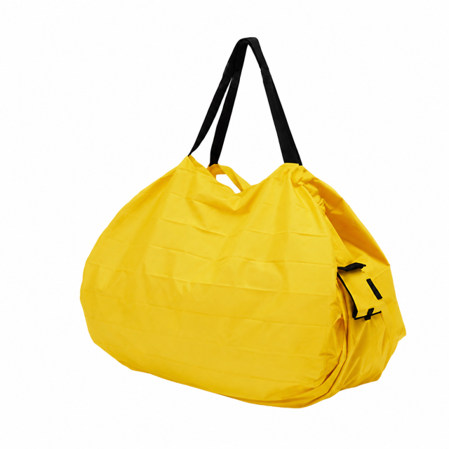 Foldable Eco-Friendly Shopping Tote Bag with Compact Accordion Design