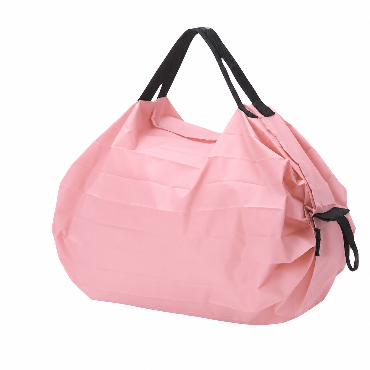 Foldable Eco-Friendly Shopping Tote Bag with Compact Accordion Design