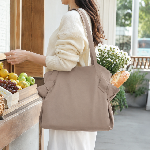 Foldable Jumbo Tote Bag with Spacious Capacity for Shopping and Travel