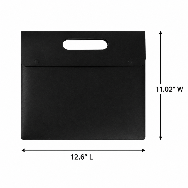 Frosted PP Plastic Snap File Bag