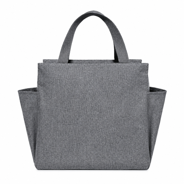 Handheld Double Pocket Insulated Lunch Bag