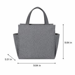 Handheld Double Pocket Insulated Lunch Bag
