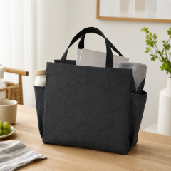 Handheld Double Pocket Insulated Lunch Bag