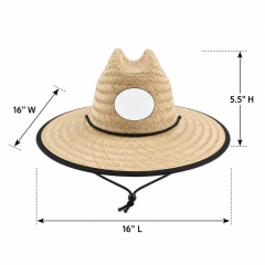Handmade Hollow Beach Sun Straw Hat