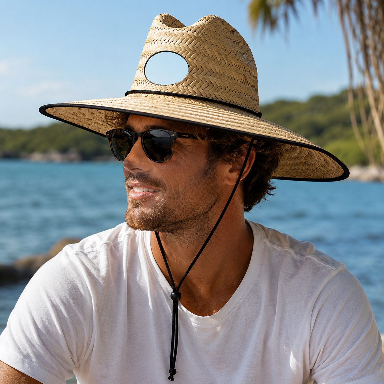 Handmade Hollow Beach Sun Straw Hat