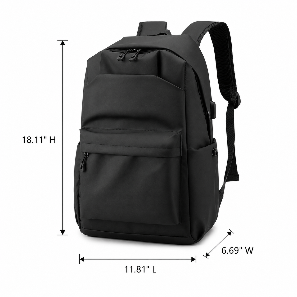 Hanshi Custom Business Travel Backpack With Multi Compartment Storage