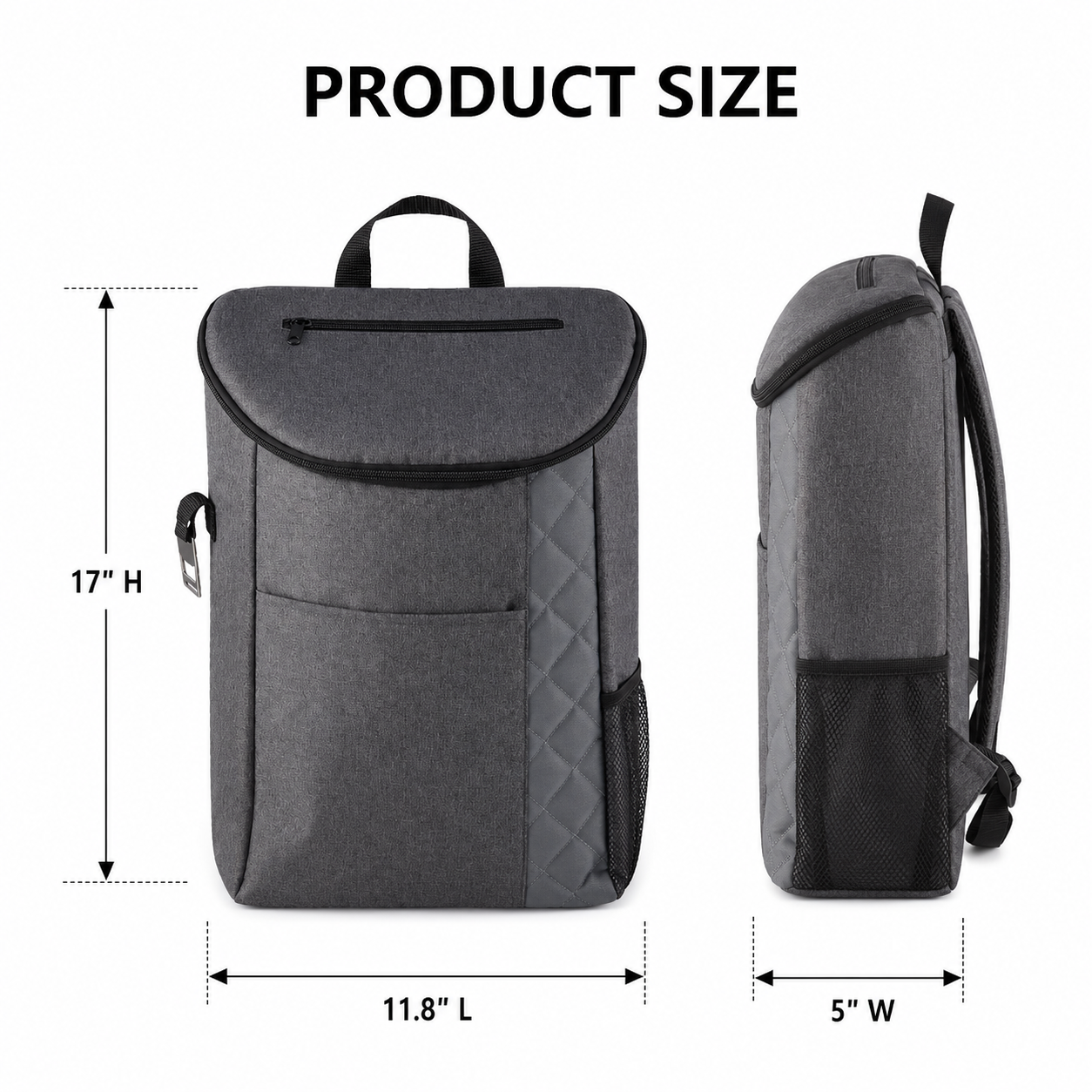 Heavy Duty Insulated Backpack Cooler With Bottle Opener
