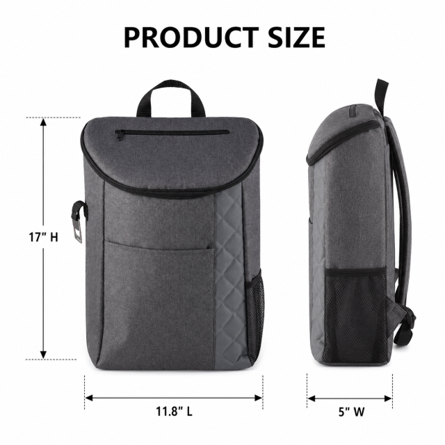 Heavy Duty Insulated Backpack Cooler With Bottle Opener