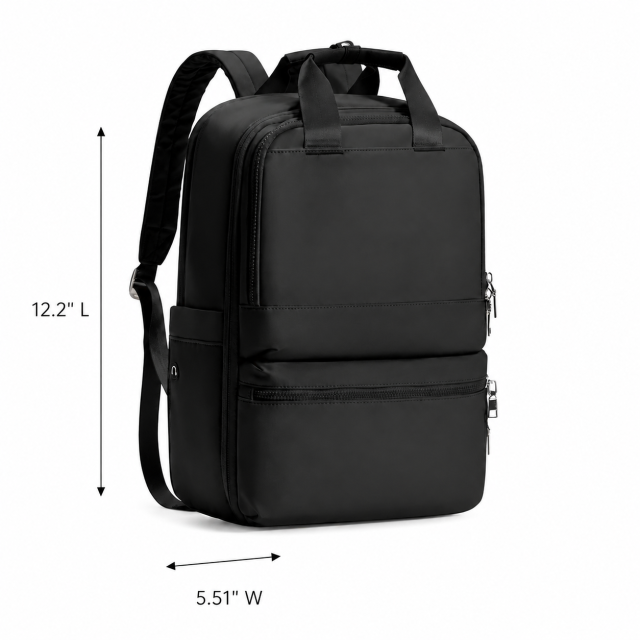 IATA Compliant Carry On Travel Backpack With Laptop Compartment