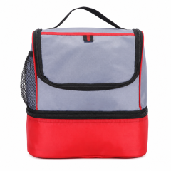 Insulated Dual Compartment Food and Beverage Bag