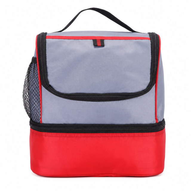 Insulated Dual Compartment Food and Beverage Bag