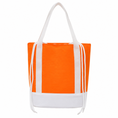 Insulated Lunch Bag With Color Block Design