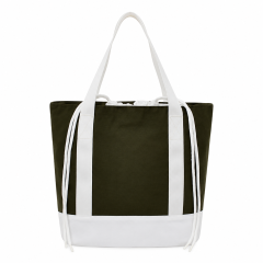 Insulated Lunch Bag With Color Block Design