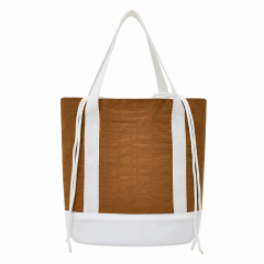 Insulated Lunch Bag With Color Block Design