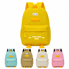Kids Plush Doll Printed School Backpack