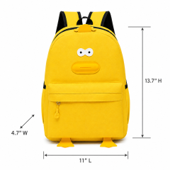 Kids Plush Doll Printed School Backpack