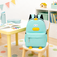 Kids Plush Doll Printed School Backpack