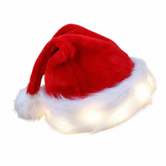 LED Light-Up Santa Christmas Hat