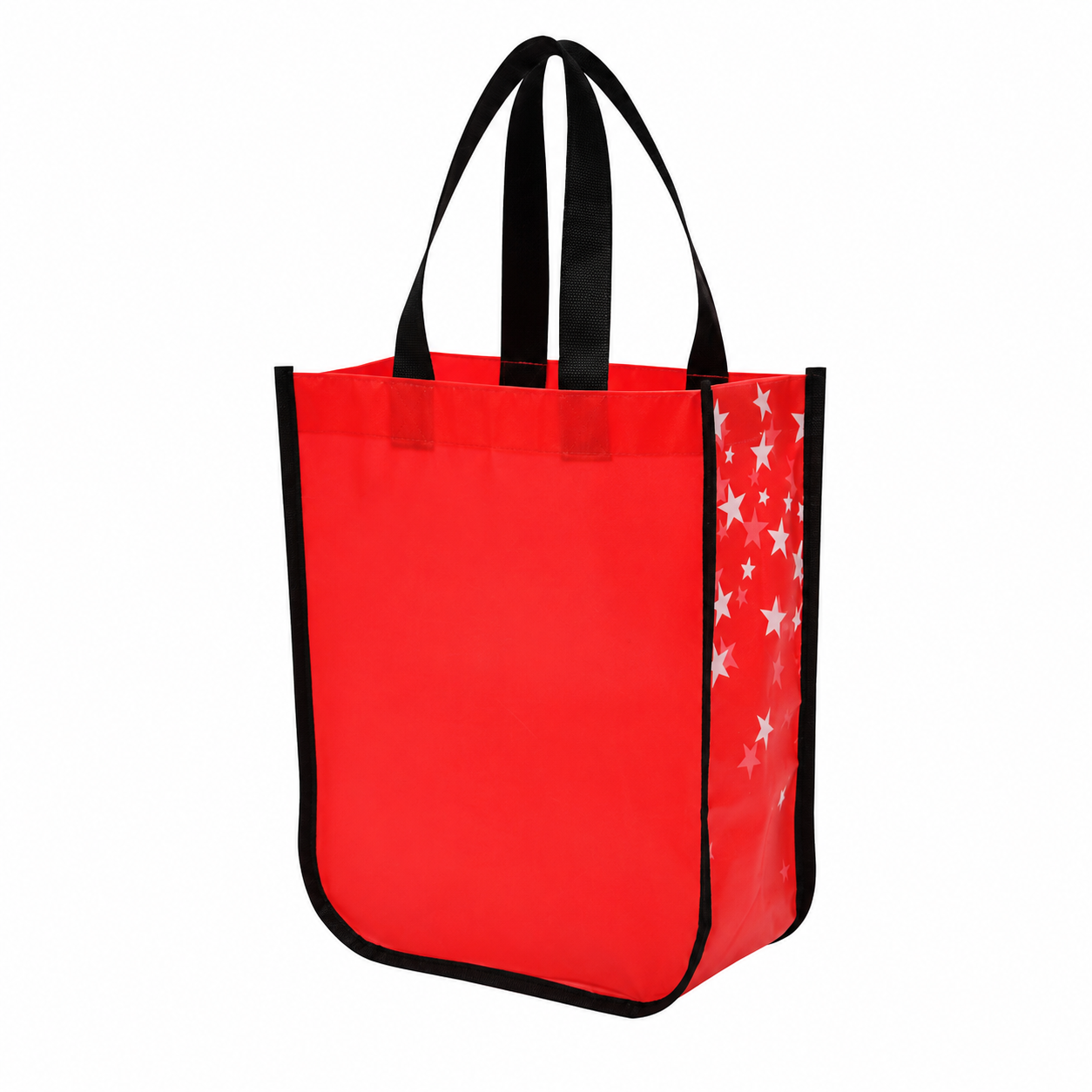 Laminated Non Woven Rounded Edge Shopping Tote Bag