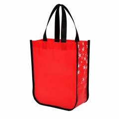 Laminated Non Woven Rounded Edge Shopping Tote Bag