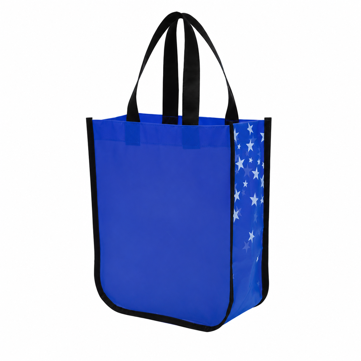 Laminated Non Woven Rounded Edge Shopping Tote Bag